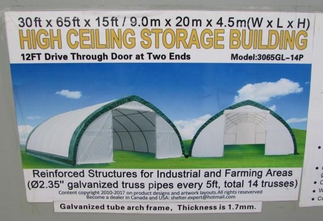 L 111 High Ceiling Storage Building Pickett Auction Service