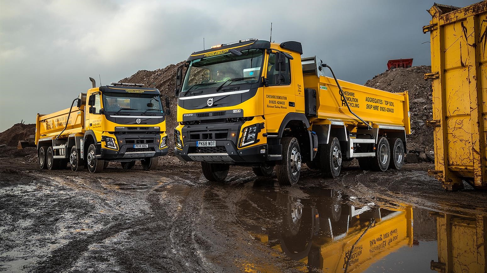Cheshire-Based Demolition & Excavation Firm Chooses Volvo FMX Tipper Trucks