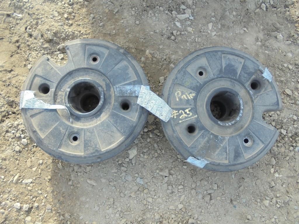 Pair Of 12 Garden Tractor Wheel Weights Off Graves Online Auctions