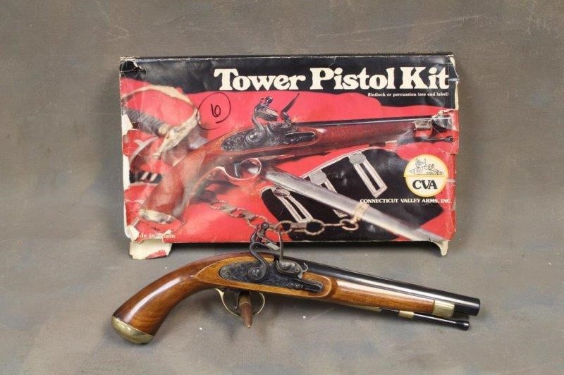 cva tower pistol kit 45 cal black powder revovler smith