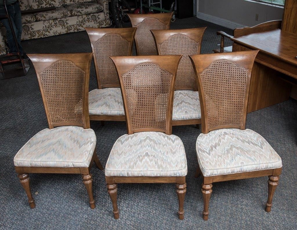 Unique Furniture Makers Set Of 6 Dining Room The K And B Auction