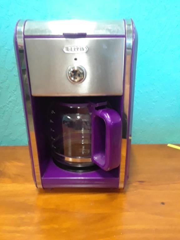 Purple Bella Coffee Maker Works | Toodle Loo Auctions