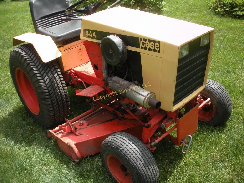 Case 444 Garden Tractor Bid Kato