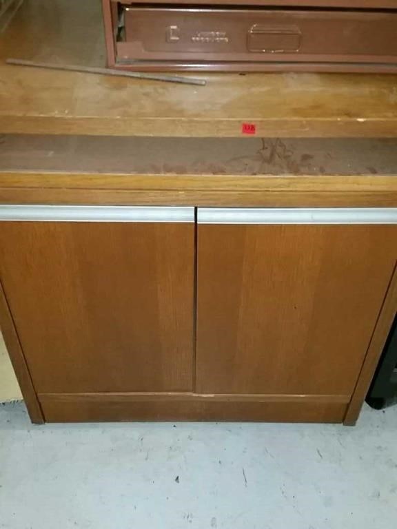 Cabinet With Pull Out Table Top Last Chance Auction