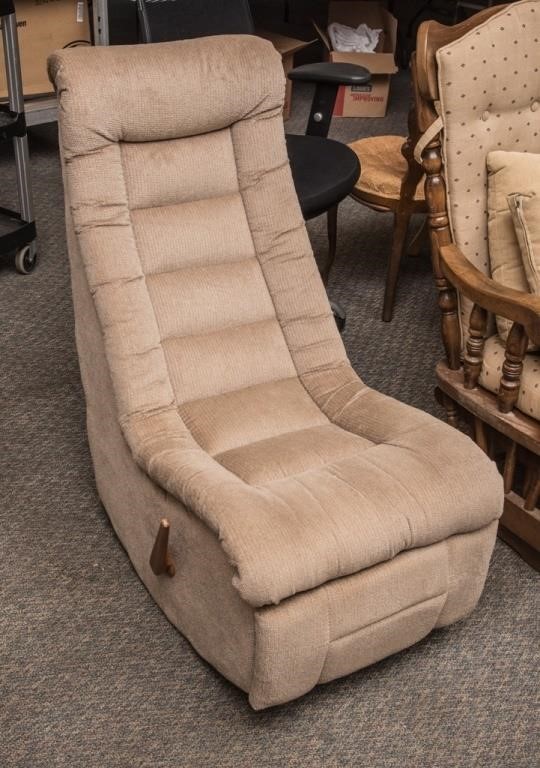 Upholstered Video Cliner Or Gaming Chair The K And B