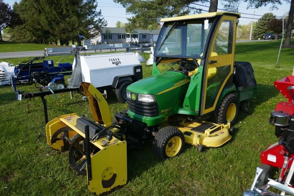John Deere X595 Diesel 4x4 Garden Tractor Bid N Buy Realty