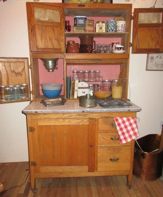 Hoosier Style Oak Kitchen Cabinet Manufactured B Bidcal Inc