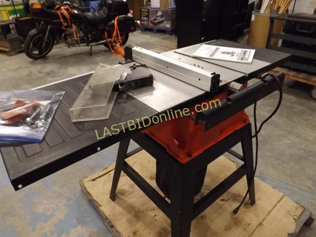 FIRESTORM (by BLACK & DECKER) TABLE SAW & STAND | LASTBIDonline LLC Black And Decker Firestorm Table Saw Parts