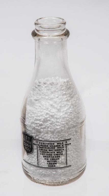 Biltmore Farms 1qt. Milk Bottle with | The K and B Auction Company