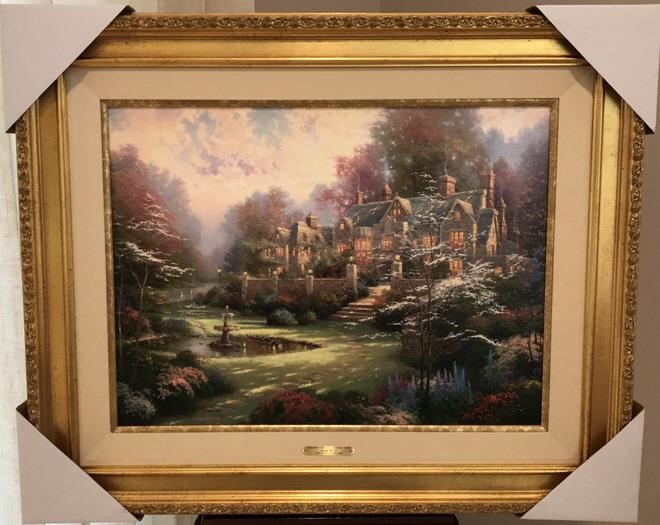 Thomas Kinkade Gardens Beyond Spring Gate Generations Real