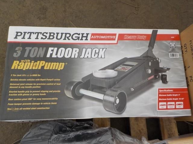 3 Ton Floor Jack Bar None Auction