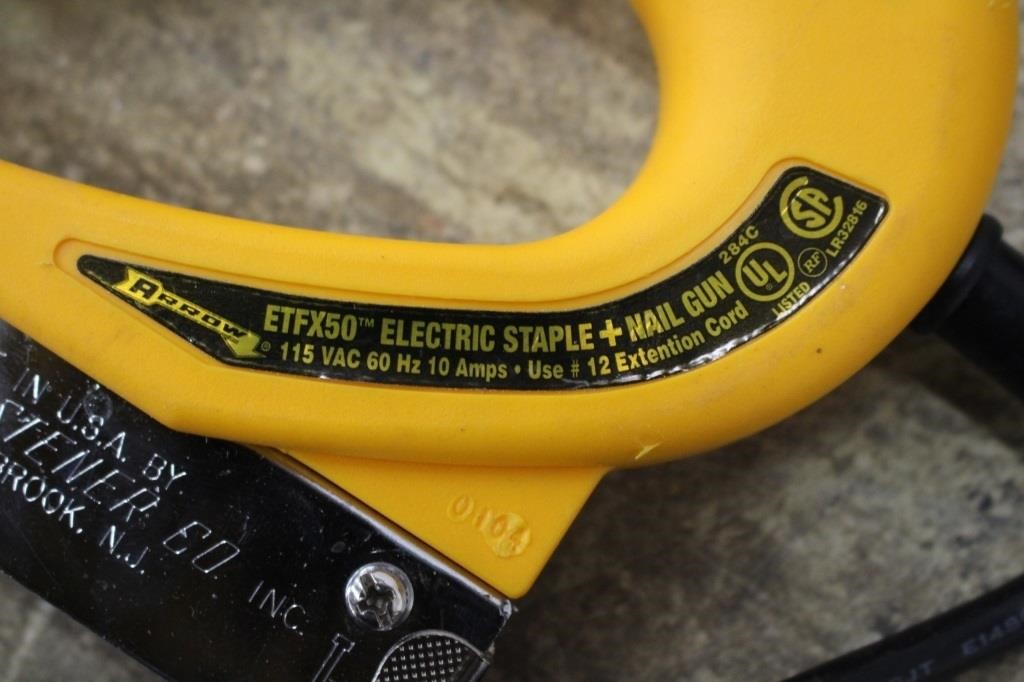 Arrow Electro Matic Etfx50 Electric Staple Gun Spencer Sales