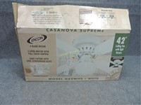 Encon Casanova Supreme 42in Ceiling Fan White Bid Kato
