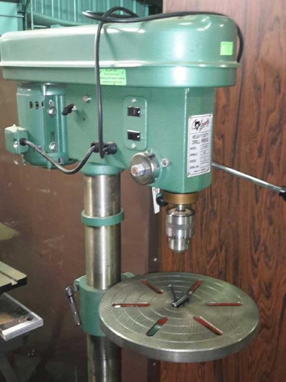 Grizzly Heavy Duty Drill Press Floor Stand Style Live And Online