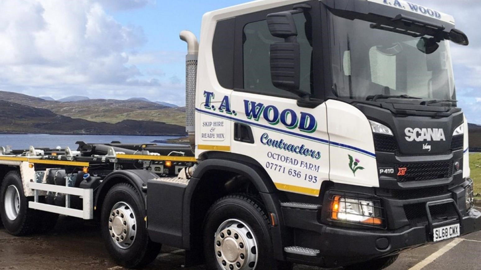 Haulage Contractor Adds Scania P-Series With Hyva Hook Loader Equipment To Its Fleet