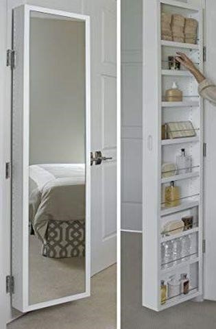 Abidor Mirrored Behind The Door Storage Cabinet Mckenzie S