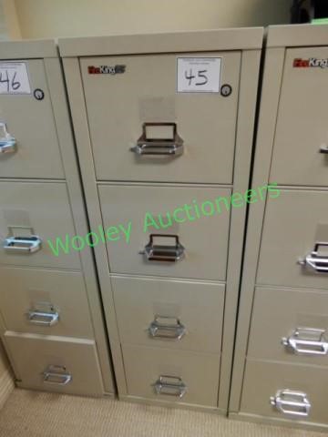 18 X53 Fire King 25 File Cabinet Wooley Auctioneers