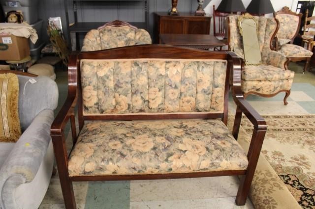 Antique Parsons Bench Van Massey Auction And Realty