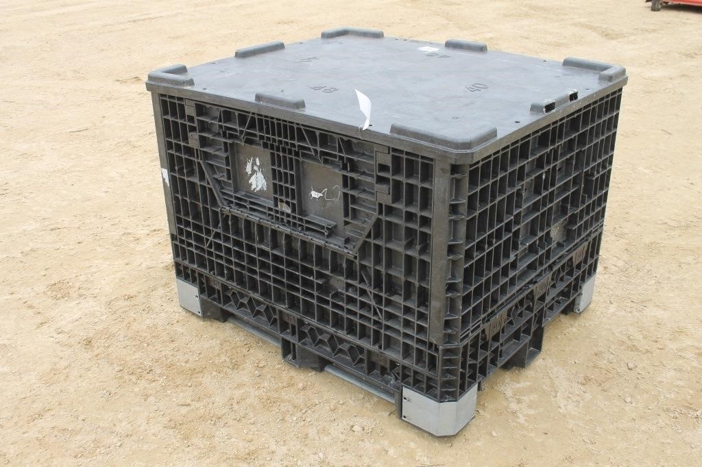 plastic shipping crate