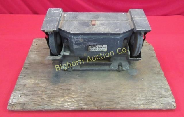 6 Bench Grinder Wards Power Craft Bighorn Auction Co