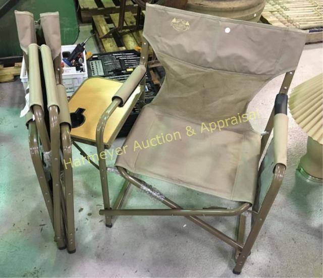 Lewis & Clark Outdoors fold out camping chairs (2) | Harmeyer Auction Lewis And Clark Fold And Go Camp Table