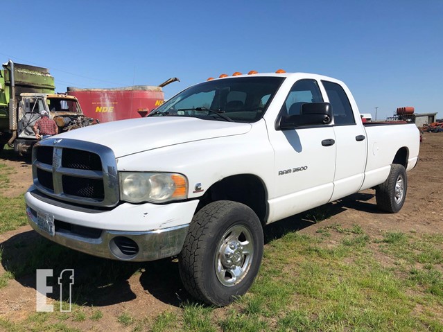 Equipmentfacts Com 2003 Dodge Ram 3500 Online Auctions
