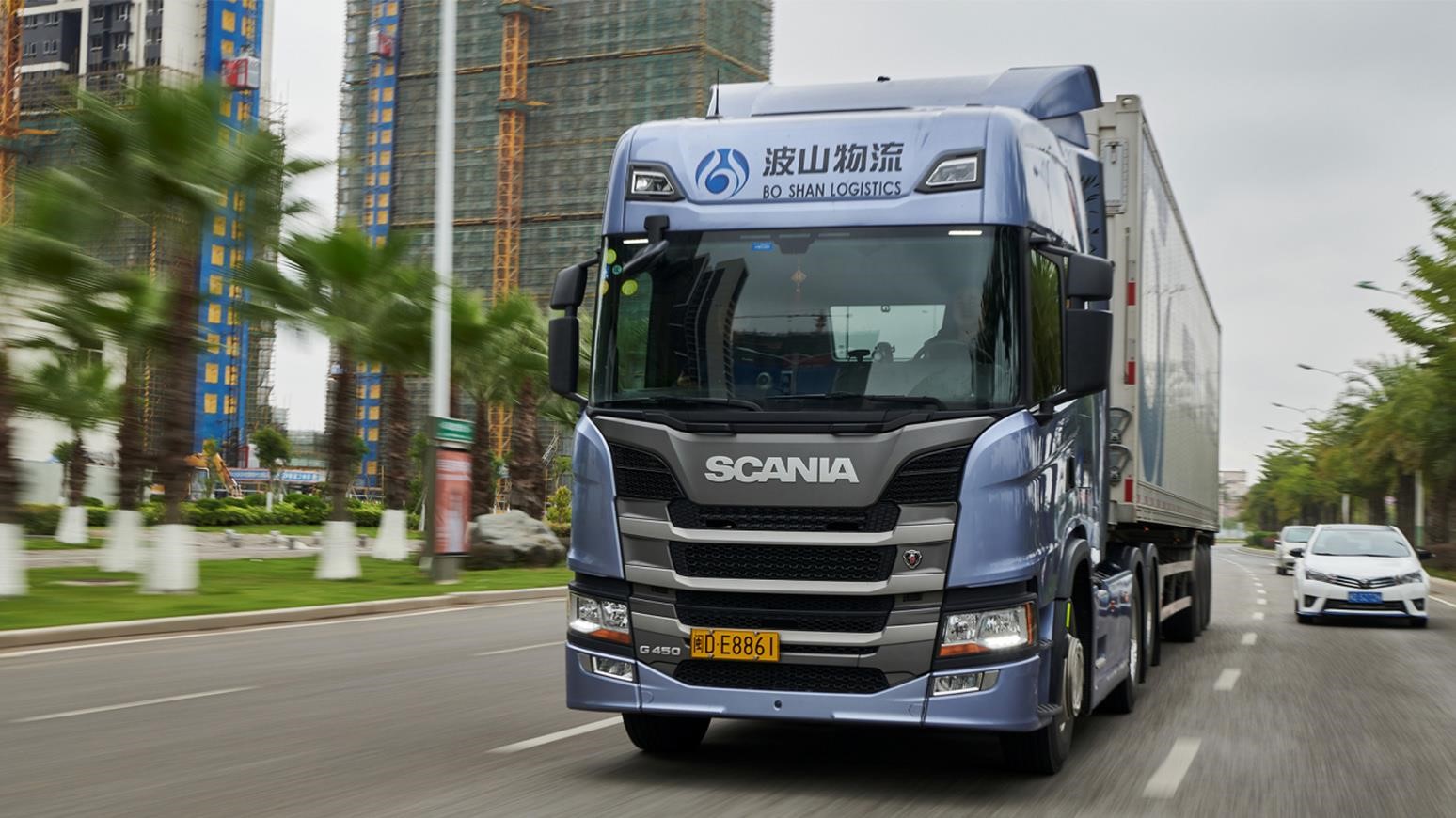 Chinese Company Relies On Scania Trucks For On-Time Delivery Of Perishable Goods