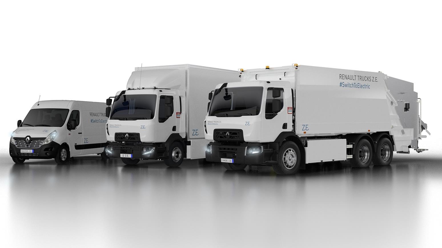Renault Trucks To Display Its 100% Electric Master Z.E. Range At EVS32 Show
