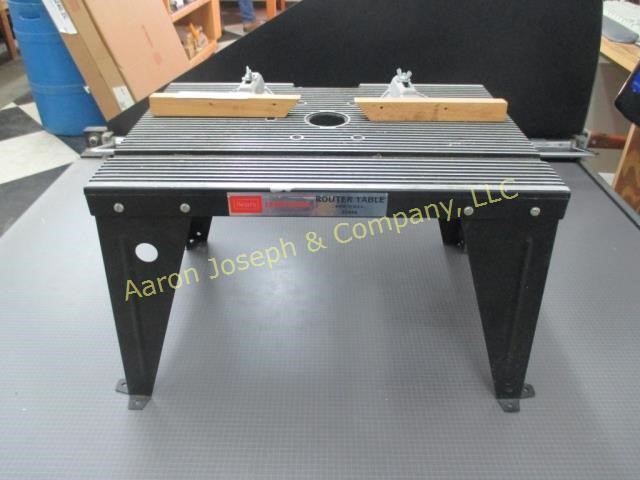 Sears Craftsman Router Table 25444 Live And Online Auctions On Hibid Com