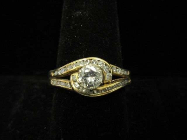 14k Camelot Stamped Wedding Ring Set W Stones United Country