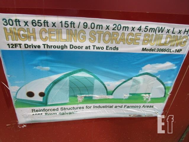 New Unused 30 X65 X15 High Ceiling