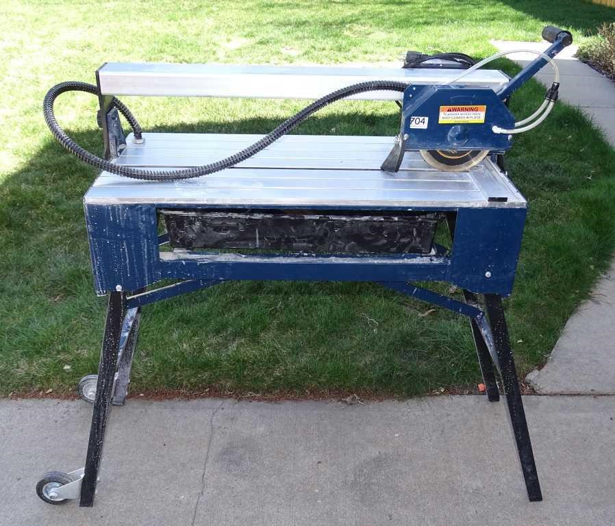 Chicago Electric Pro Series 7" bridge tile saw w/ | Auctioneers Who