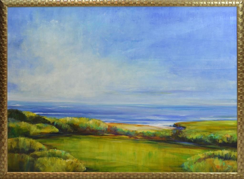 Signed L Carson Oil Painting On Canvas Live And Online Auctions