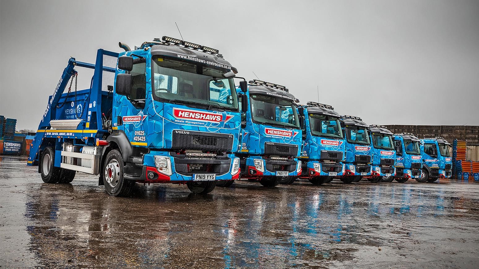 Macclesfield Waste Management Specialist Adds Seven Volvo FL Skip Loaders To Fleet