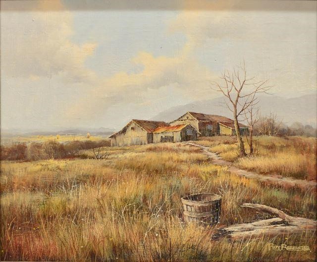 Roy Reece Canada 20th C Oil Painting Austin Auction Gallery