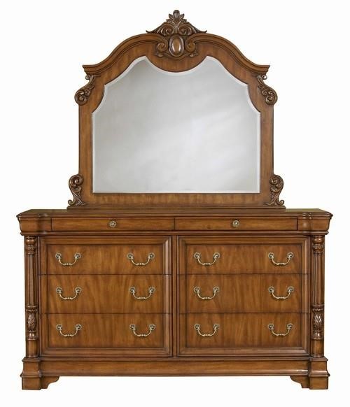Beckenham 8 Drawer Dresser W Beveled Mirror Idaho Auction Barn