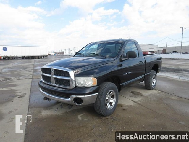 Equipmentfacts Com 2003 Dodge Ram 1500 Online Auctions