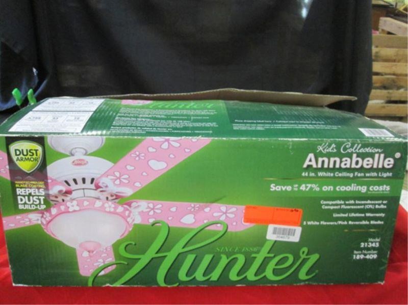 Hunter Annabelle Kids Collection 44 Ceiling Fan Sierra