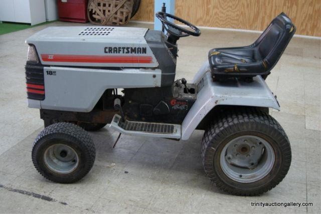 Craftsman Gt6000 18hp Garden Tractor Asset Marketing Pros Trinity Auction Gallery