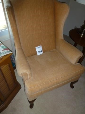 Sklar Peppler Upholstered Wingback Chair David Moore