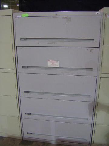 Haskell 5 Drawer Lateral File Cabinet Live And Online Auctions