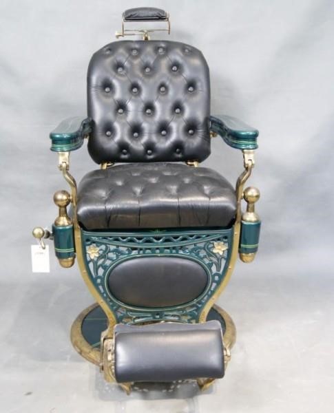 Theo A Kochs Antique Barber Chair Ca 1880 S California Auctioneers