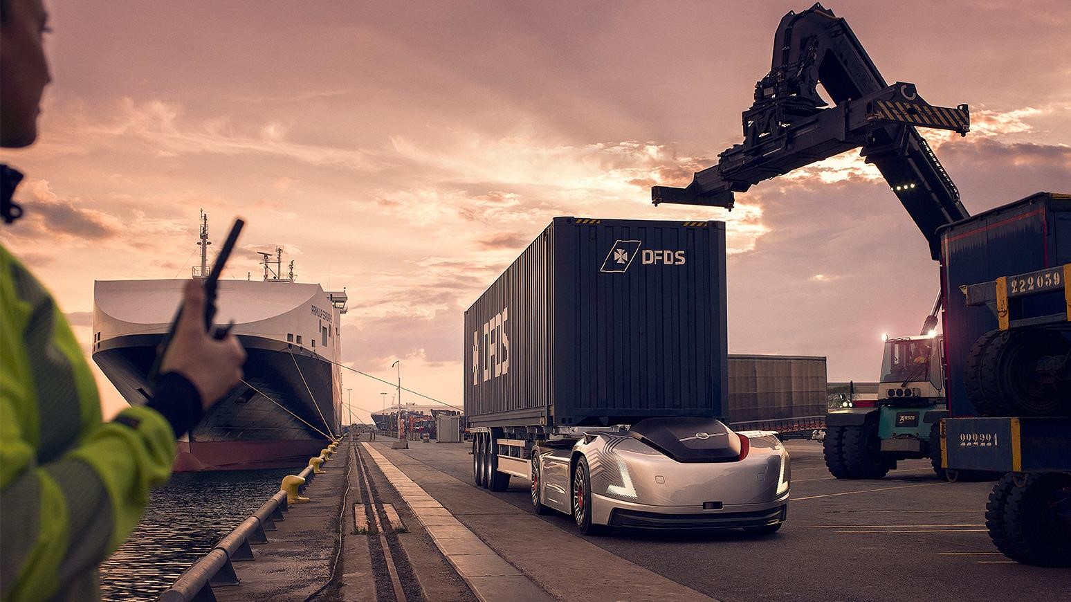Volvo Has Given Autonomous Vehicle Vera Its First Mission In Sweden, Transporting Shipping Containers To A Port Terminal
