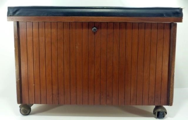 Lane Record Cabinet Bench Nice W Tags Wise Owl Auctions