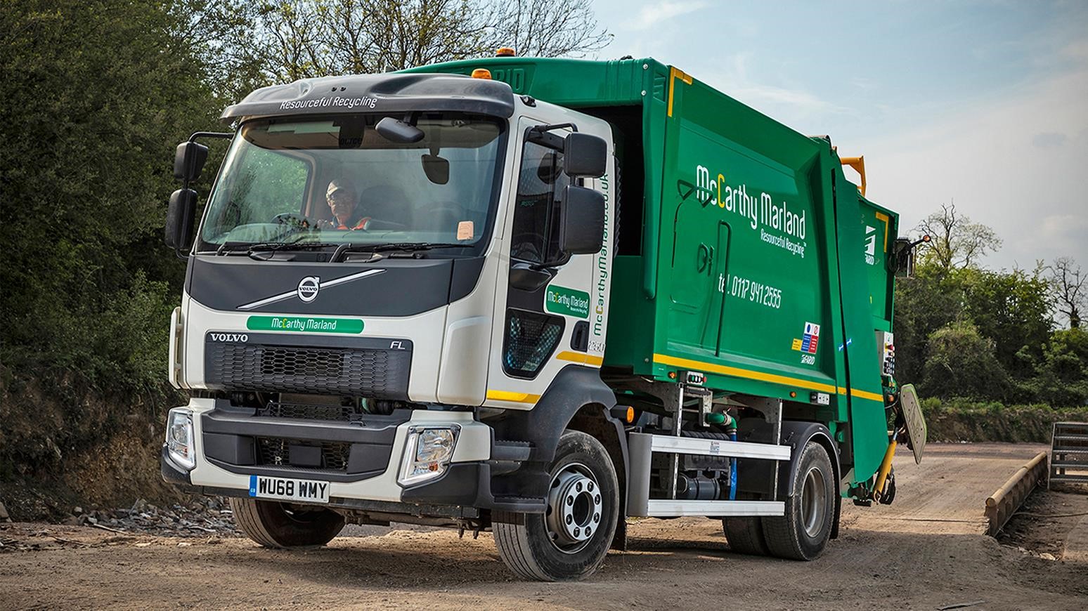 Bristol-Based McCarthy Marland Puts New Volvo FL-250 Rigid Truck To Work Collecting Waste In Somerset & Dorset