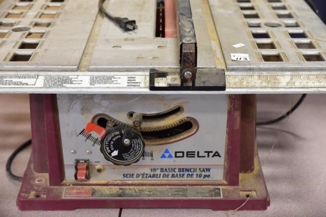 Delta Table Saw Shackleton S Real Estate Auction Co
