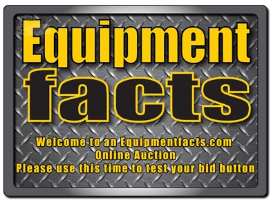 Welcome To An Equipmentfactscom Online Auction Other Items