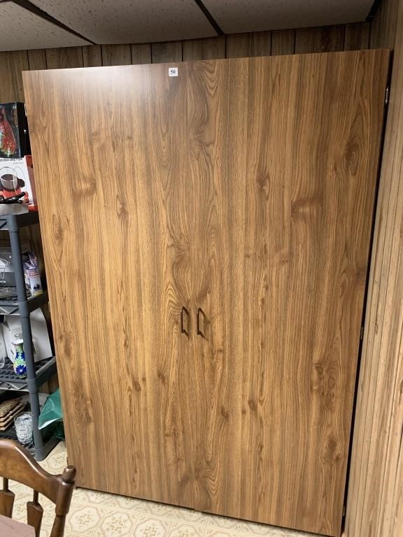 6 Foot High 4 Foot Wide Storage Cabinet With Johnson Auction Service
