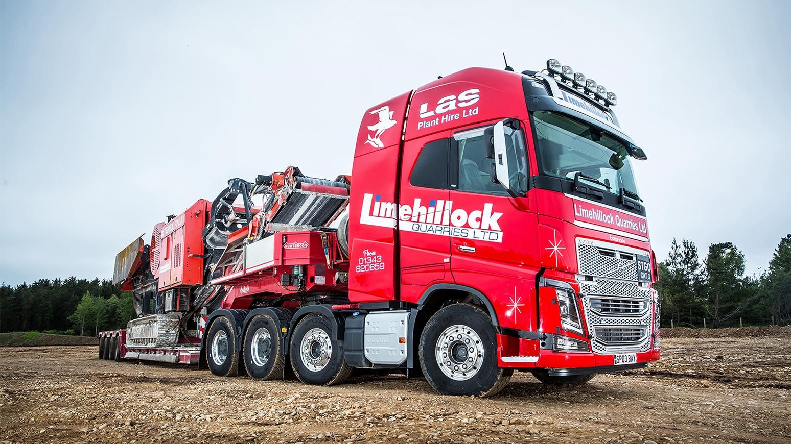 Scotland-Based Limehillock Quarries Purchases New Volvo FH16-750 & FH-500 Trucks To Haul Wide Range Of Trailers & Equipment