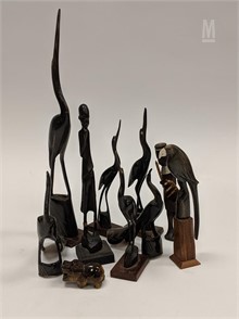 Collection Of Carved Horn Wood Figuresanimals Otros - slim creek roleplay anims roblox